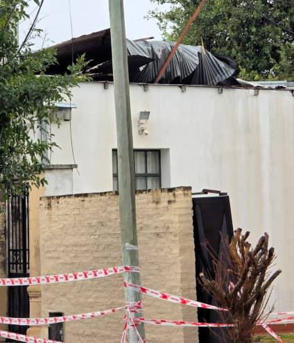 Después del temporal, inspeccionaron el Consejo Escolar